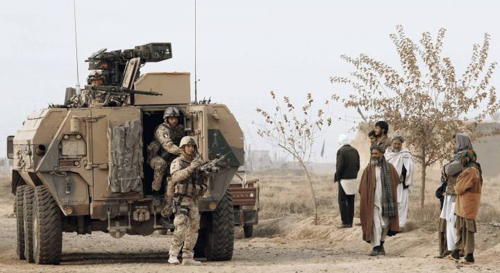 Bundeswehrsoldaten beim Einsatz in Afghanistan.