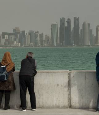 Die Skyline von Doha